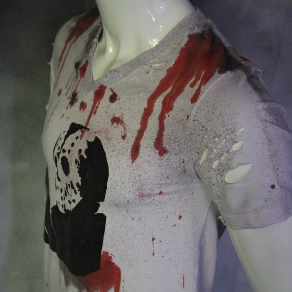 Jason Voorhees Friday the 13th Handmade Shirt - Picture 4 of 7